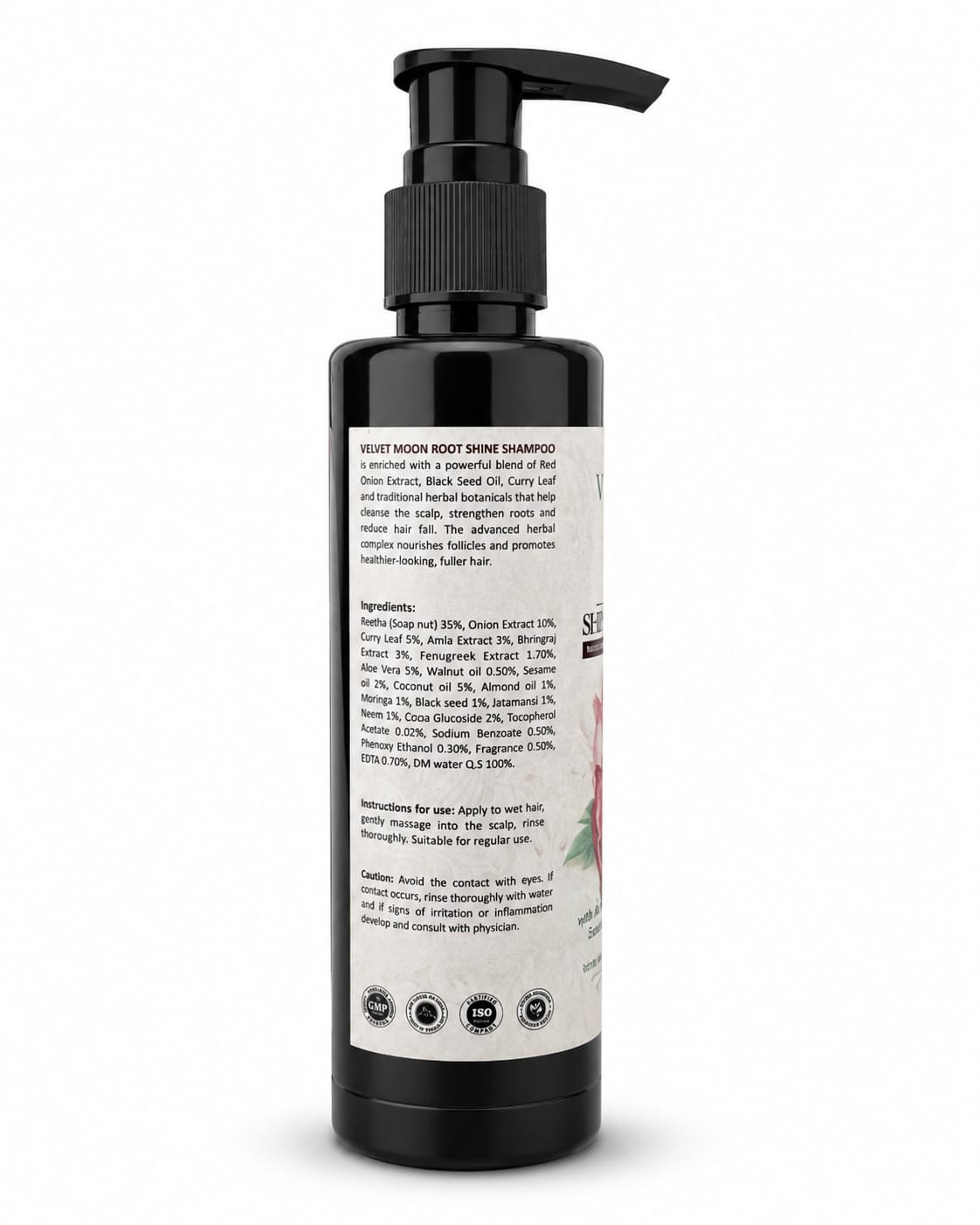 Velvet Moon Root Shine Shampoo – Red Onion, Black Seed Oil & Plant Keratin | 200 ml