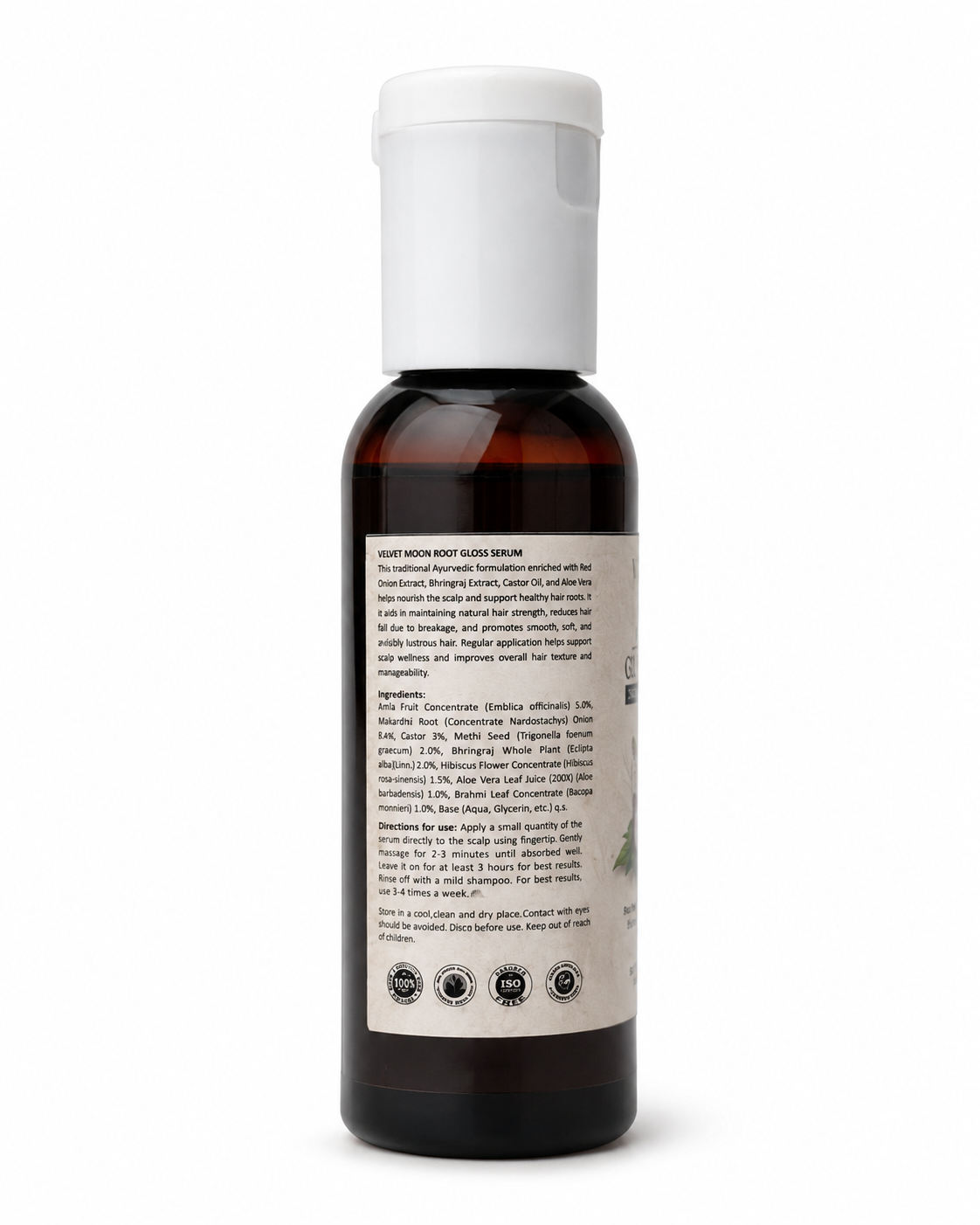 Velvet Moon Moon Root Gloss Serum – Red Onion & Black Seed Scalp Serum | 50 ml