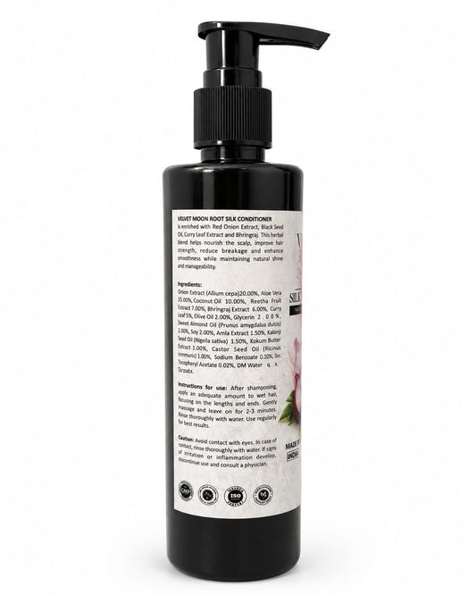 Velvet Moon Root Silk Conditioner – Red Onion, Black Seed Oil & Plant Proteins | 200 ml
